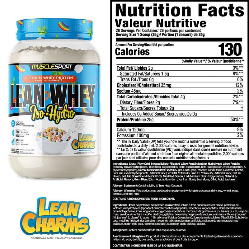 Muscle Sport Lean Whey 2lb
