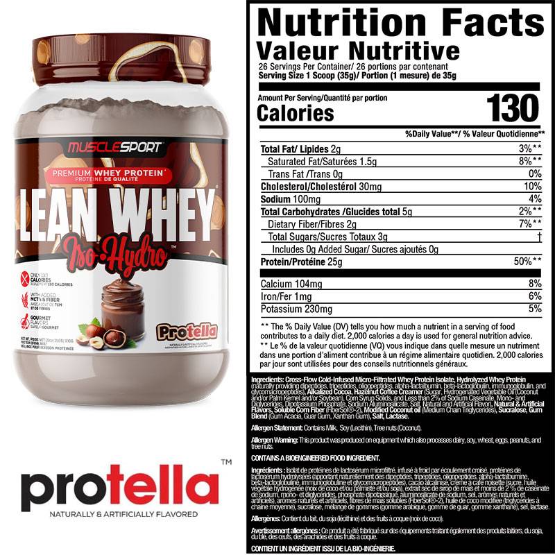 Muscle Sport Lean Whey 2lb