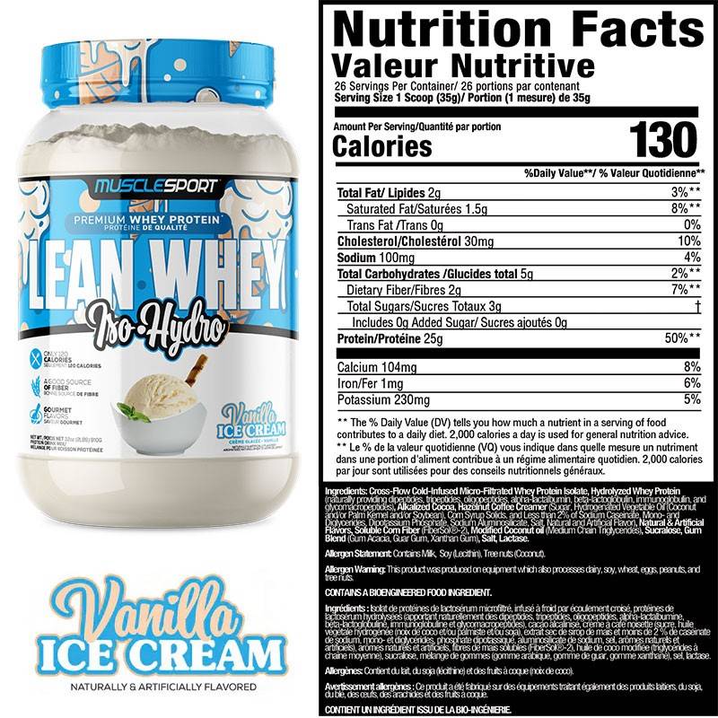 Muscle Sport Lean Whey 2lb