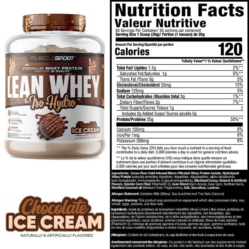 Muscle Sport Lean Whey 5lb