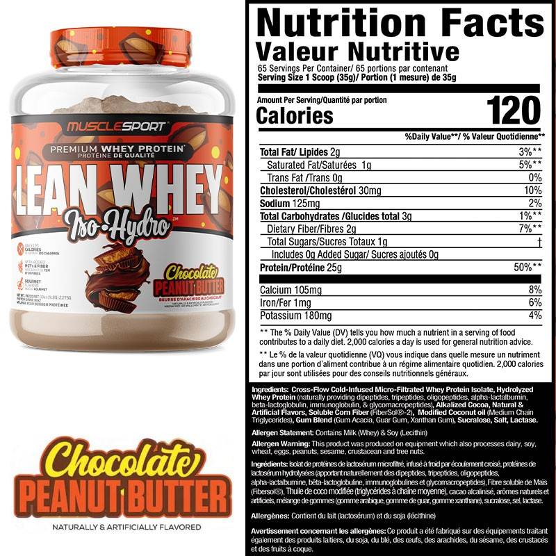 Muscle Sport Lean Whey 5lb