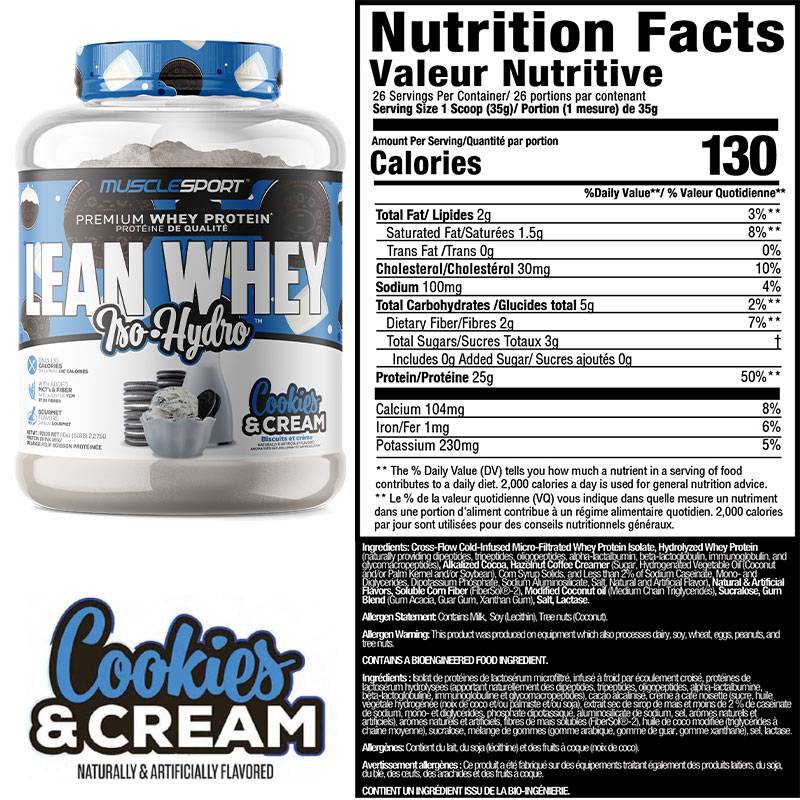 Muscle Sport Lean Whey 5lb
