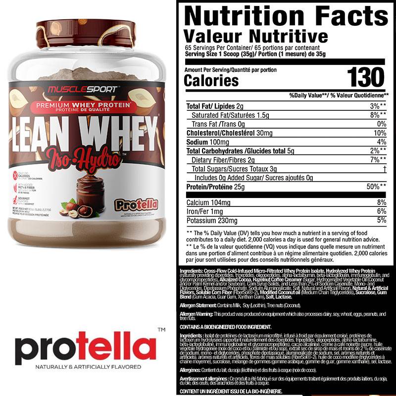 Muscle Sport Lean Whey 5lb