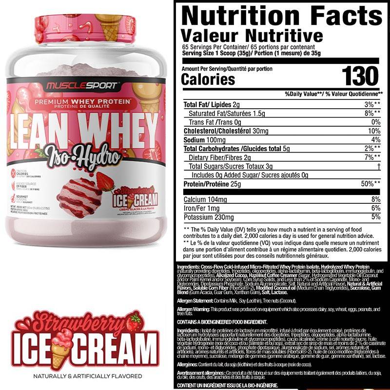 Muscle Sport Lean Whey 5lb