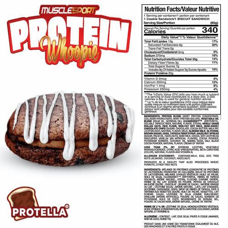 Muscle Sport Protein Whoopie - Boite de 6 Biscuits