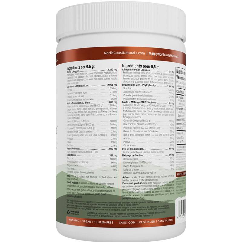 North Coast Naturals Daily Greens 270g