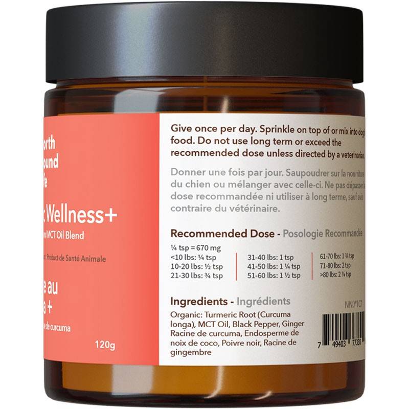 North Hound Life Tumeric Wellness+ 120g