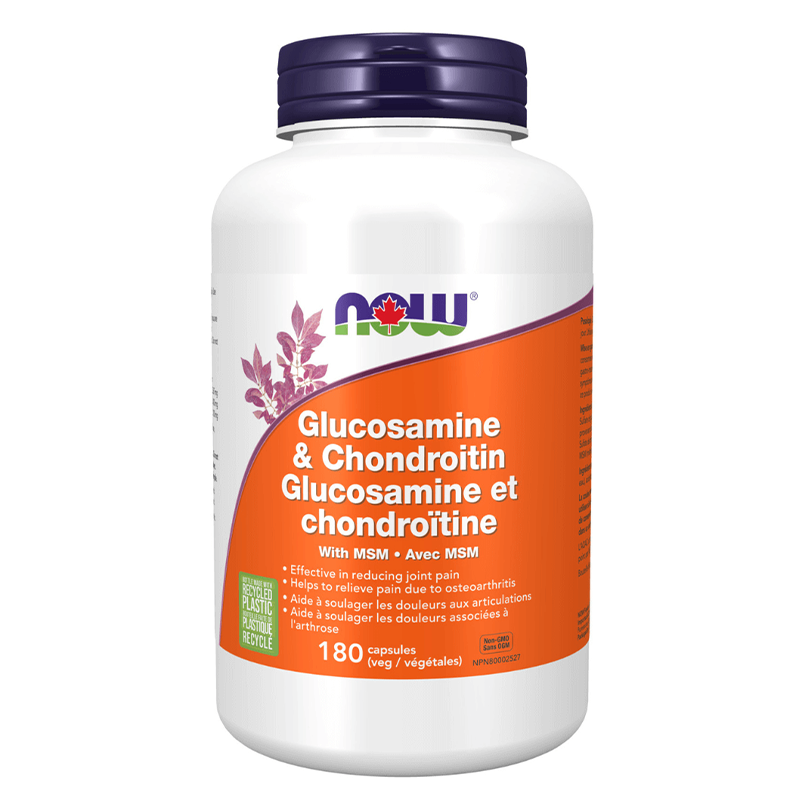 NOW Glucosamine + Chondroitin + MSM 180 caps