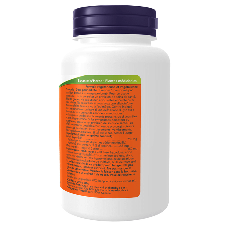 NOW Horny Goat Weed Extract 750 mg 90 tabs