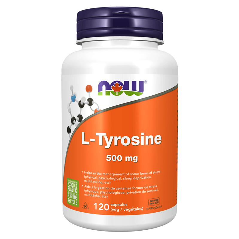NOW L-Tyrosine 500mg (FreeForm) 120 caps