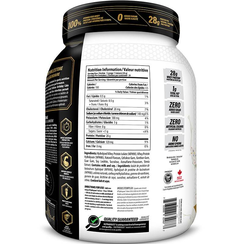 Nutrabolics Hydropure 1.6lb