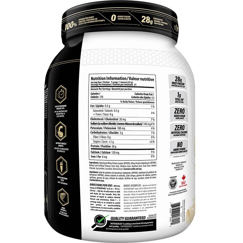 Nutrabolics Hydropure 1.6lb