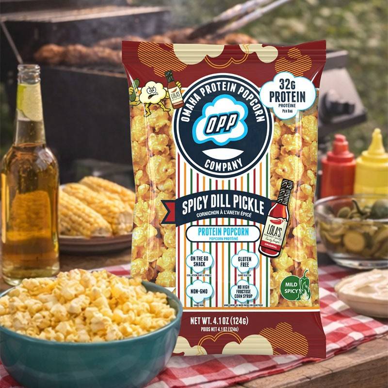 Omaha Protein Popcorn (124g) -  Spicy Dill Pickle
