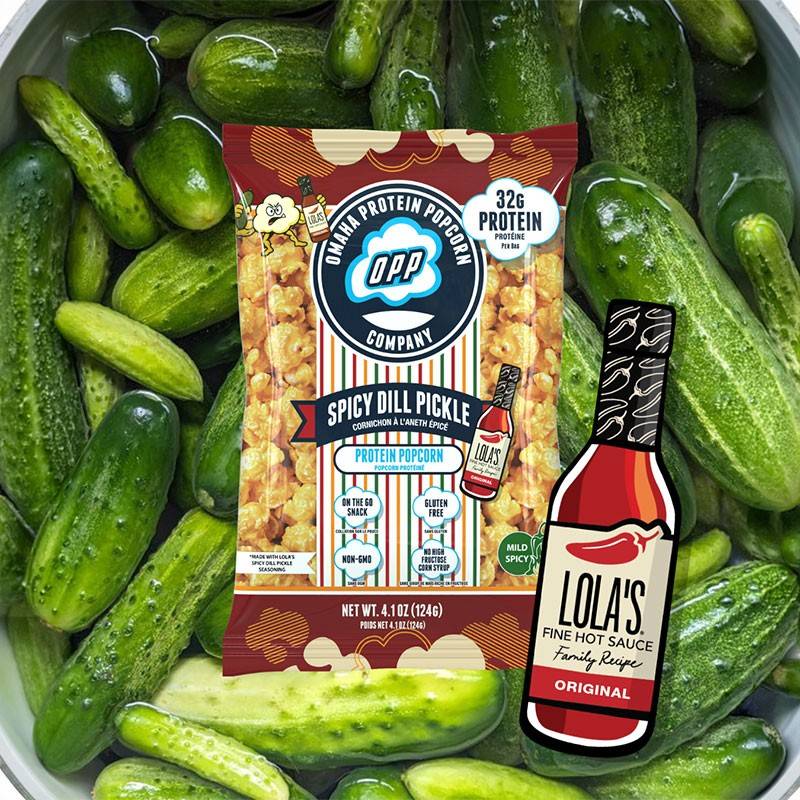 Omaha Protein Popcorn (124g) -  Spicy Dill Pickle