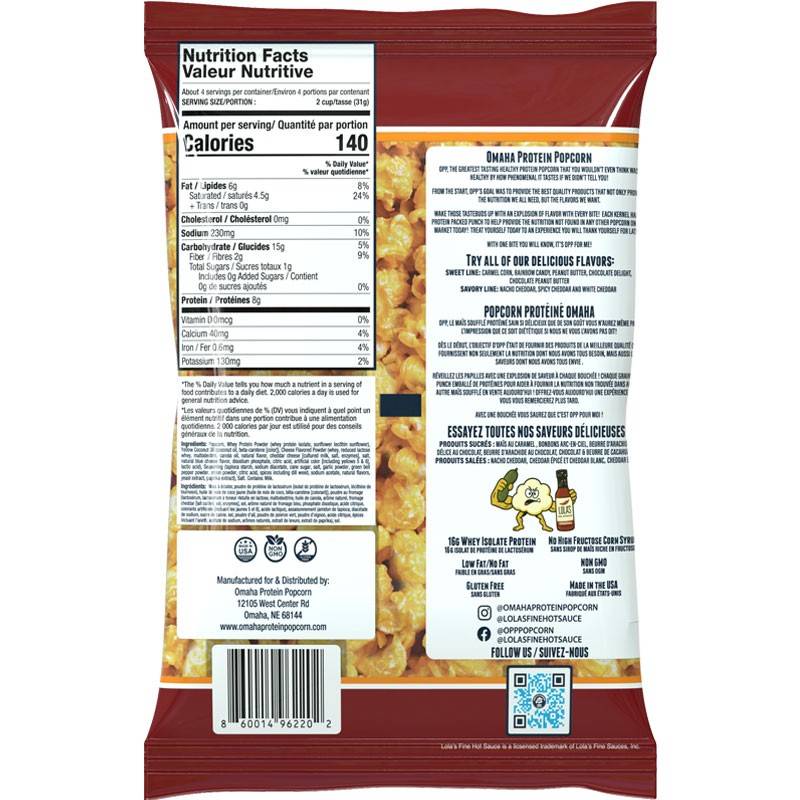 Omaha Protein Popcorn (124g) -  Spicy Dill Pickle
