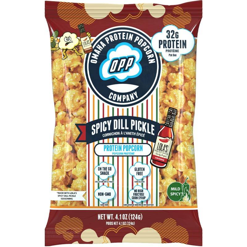 Omaha Protein Popcorn (124g) -  Spicy Dill Pickle