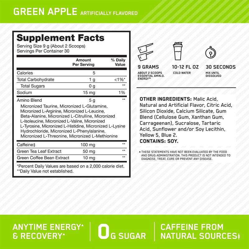 Optimum Nutrition Amino Energy 270g
