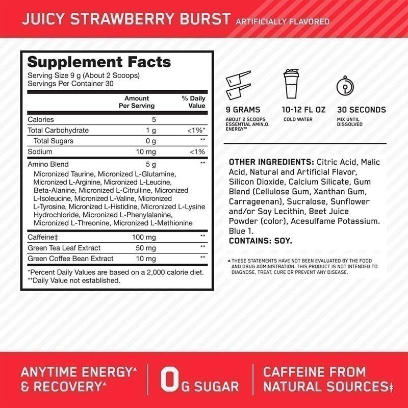 Optimum Nutrition Amino Energy 270g