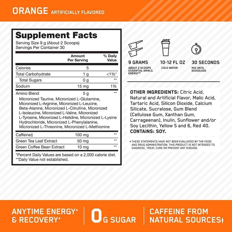 Optimum Nutrition Amino Energy 270g