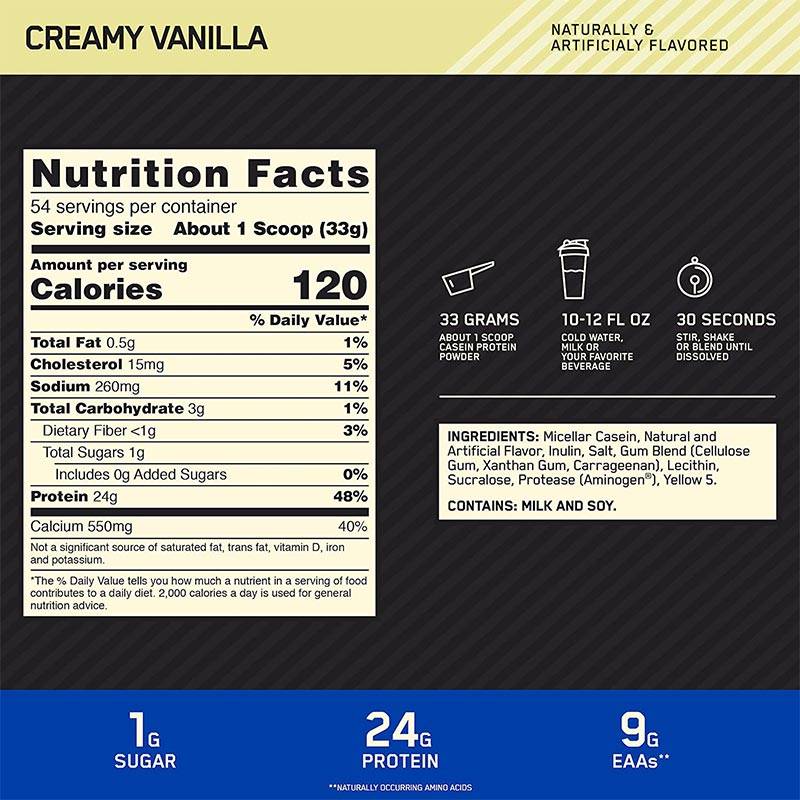 Optimum Nutrition Casein 4lb