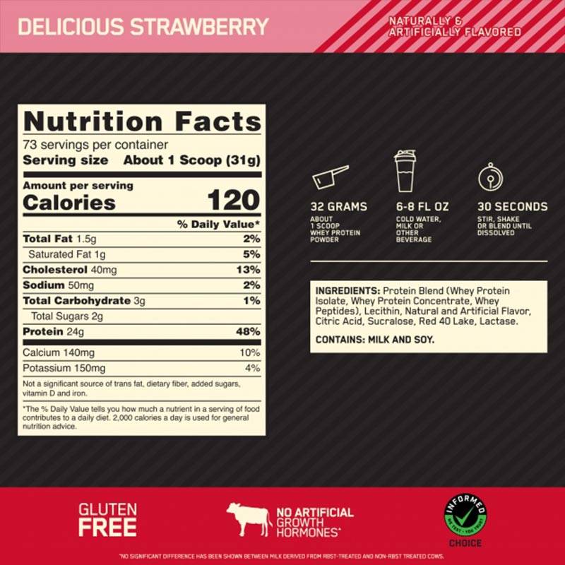 Optimum Nutrition 100% Whey 5lb