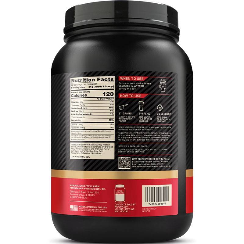 Optimum Nutrition 100% Whey 1.5lb