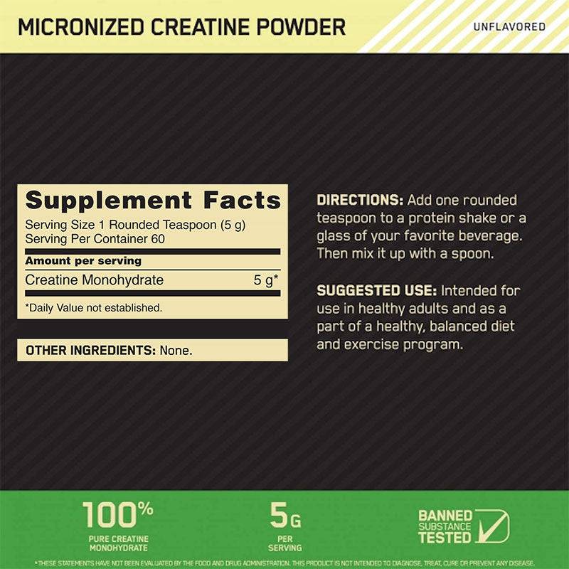 Optimum Nutrition Creatine Powder 300g