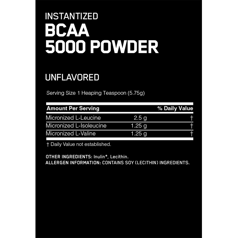 Optimum Nutrition Instantized BCAA 5000 Powder 345g