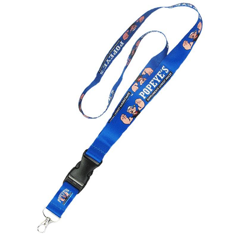 Popeye's Lanyard Keychain