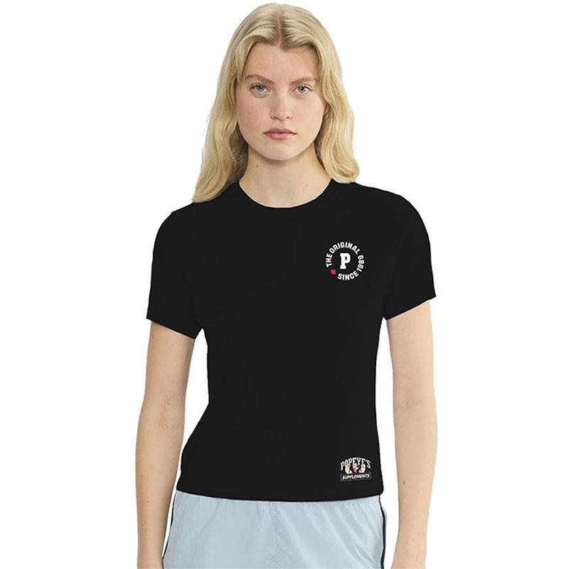 Popeye's Shirt Women's "The Original" Black