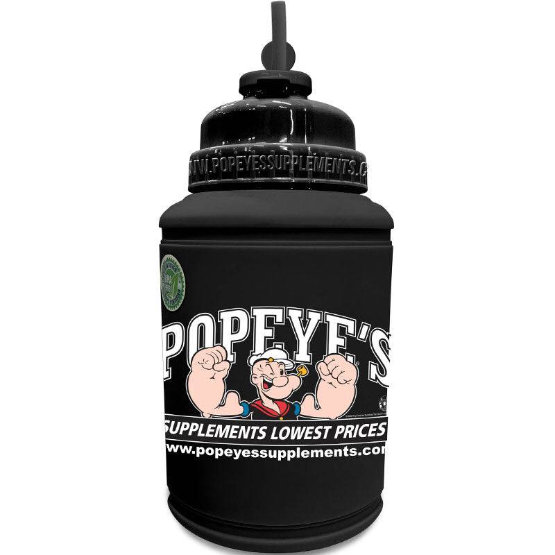 Popeye's Rubberized Flip-N-Sip 1 Gallon Power Jug