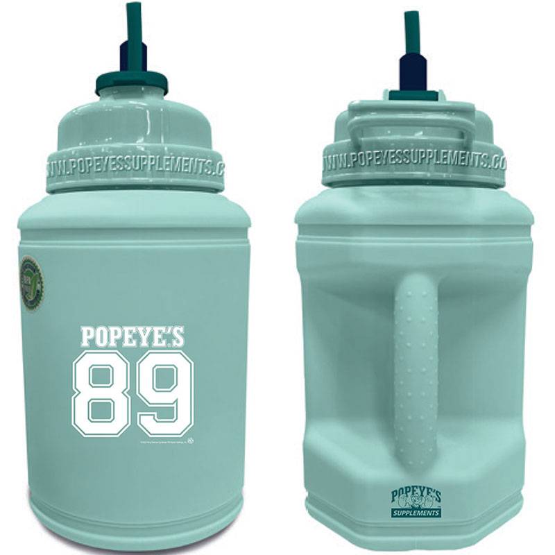 Popeye's Power Jug Flip-N-Sip "89" 1 Gallon