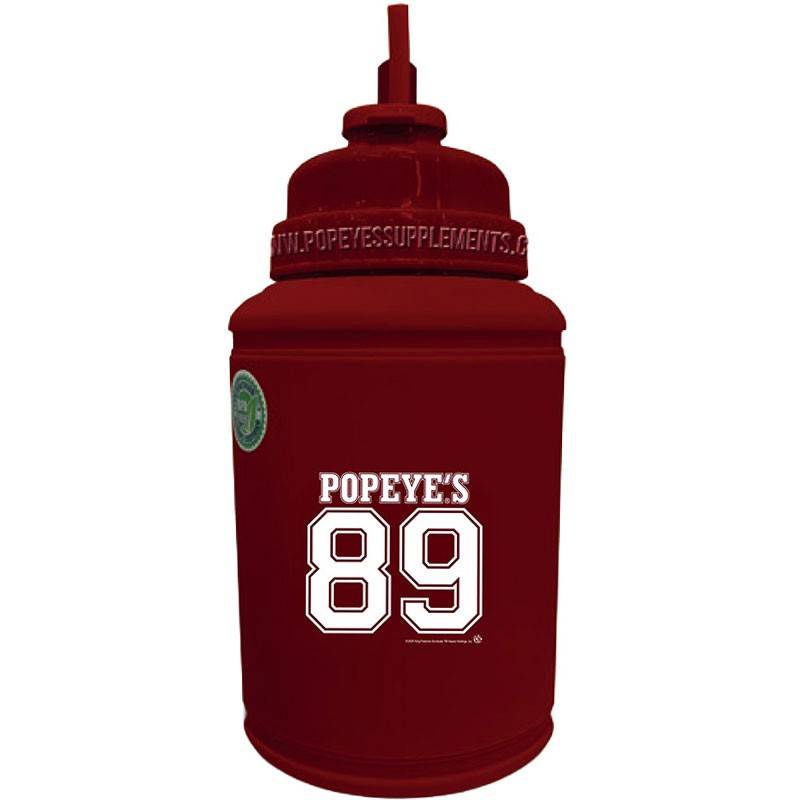 Popeye's Power Jug Flip-N-Sip "89" 1 Gallon