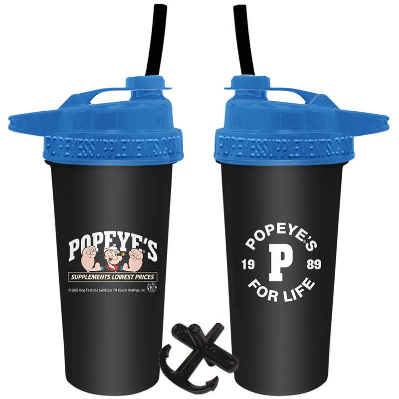 Popeye's 1989 POPEYE'S FOR LIFE Flip-N-Sip Shaker