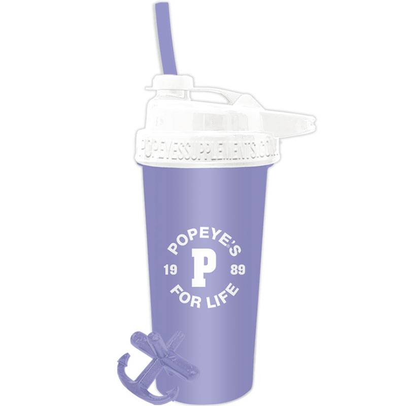 Popeye's 1989 POPEYE'S FOR LIFE Flip-N-Sip Shaker