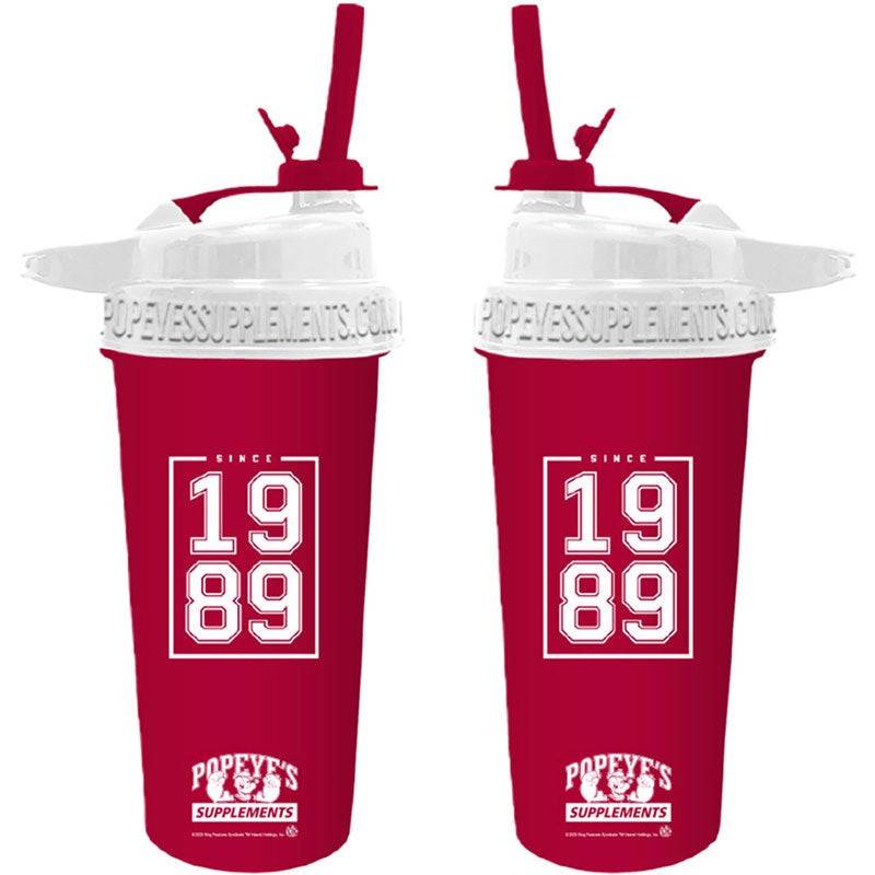 Popeye's 1989 Flip-N-Sip Shaker