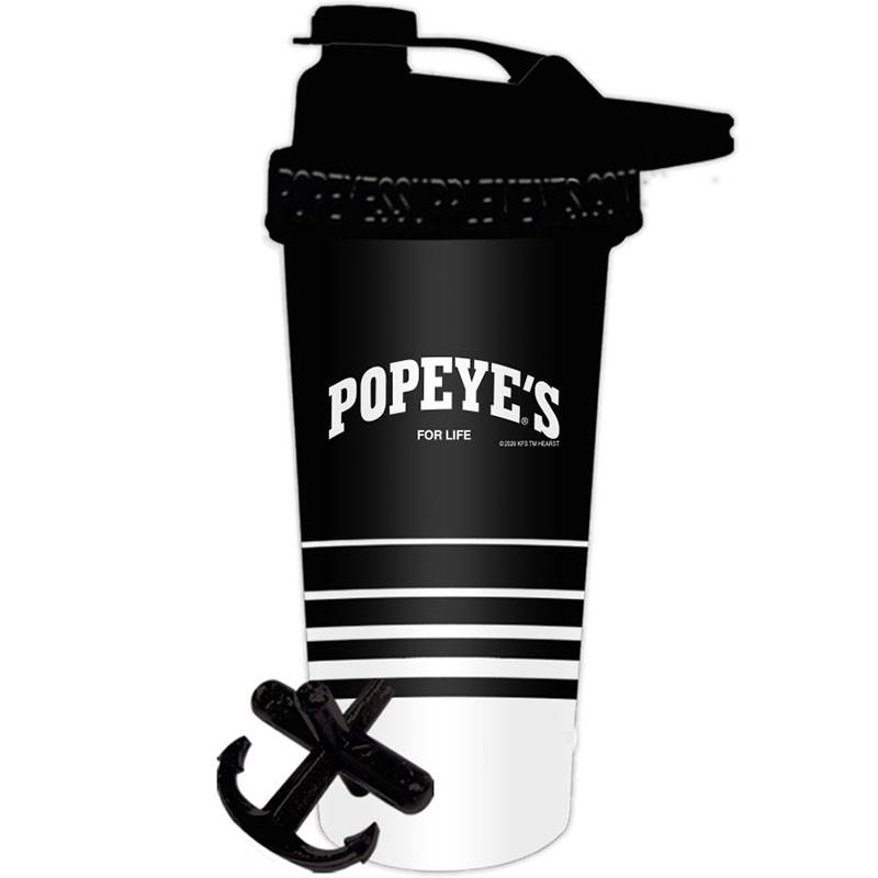 Popeye's 'P' Gradient Flip-N-Sip Shaker