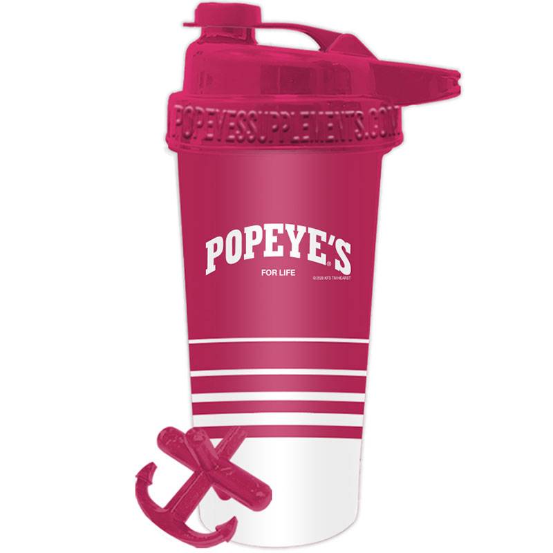 Popeye's 'P' Gradient Flip-N-Sip Shaker