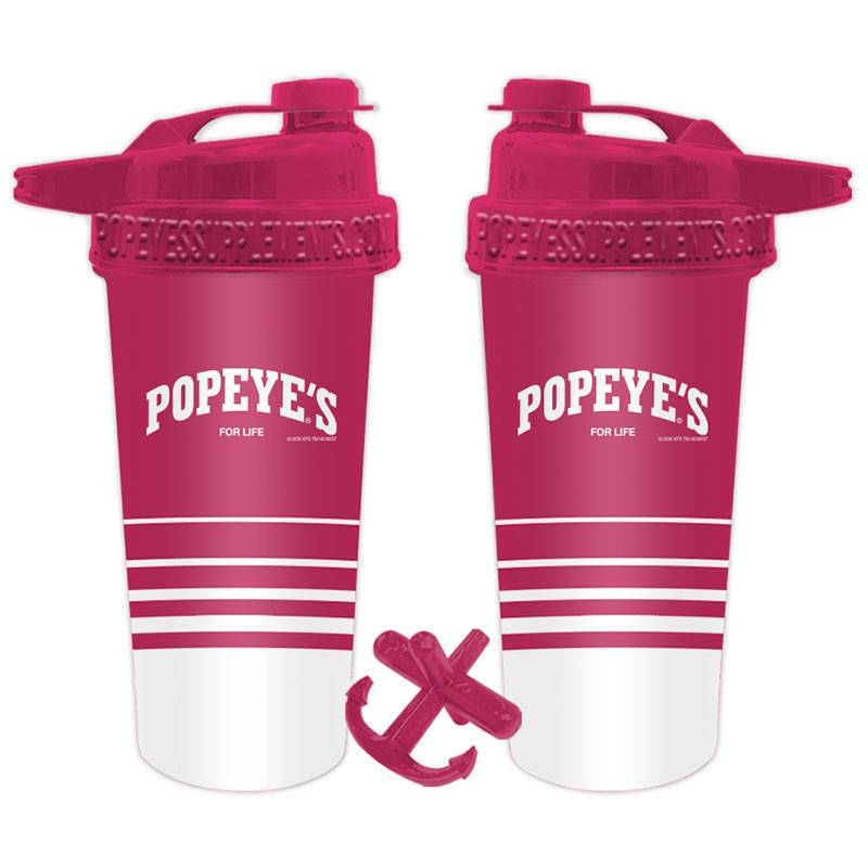 Popeye's 'P' Gradient Flip-N-Sip Shaker