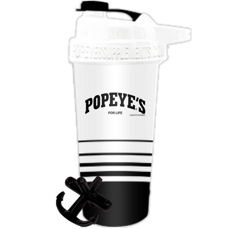 Popeye's 'P' Gradient Flip-N-Sip Shaker