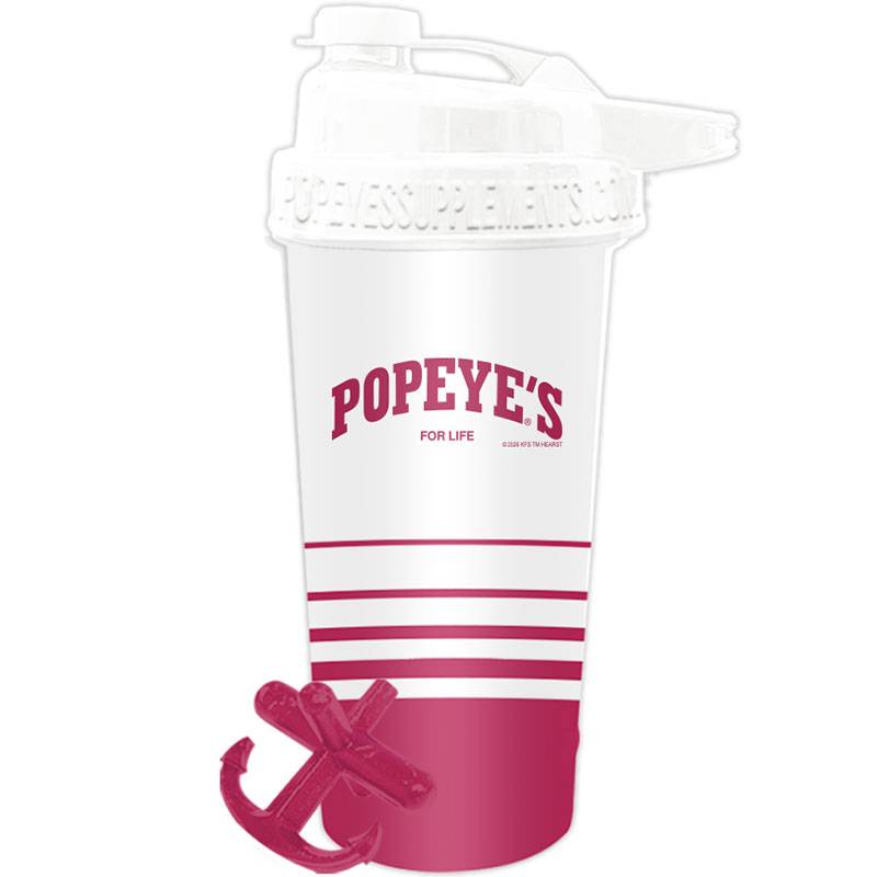 Popeye's 'P' Gradient Flip-N-Sip Shaker