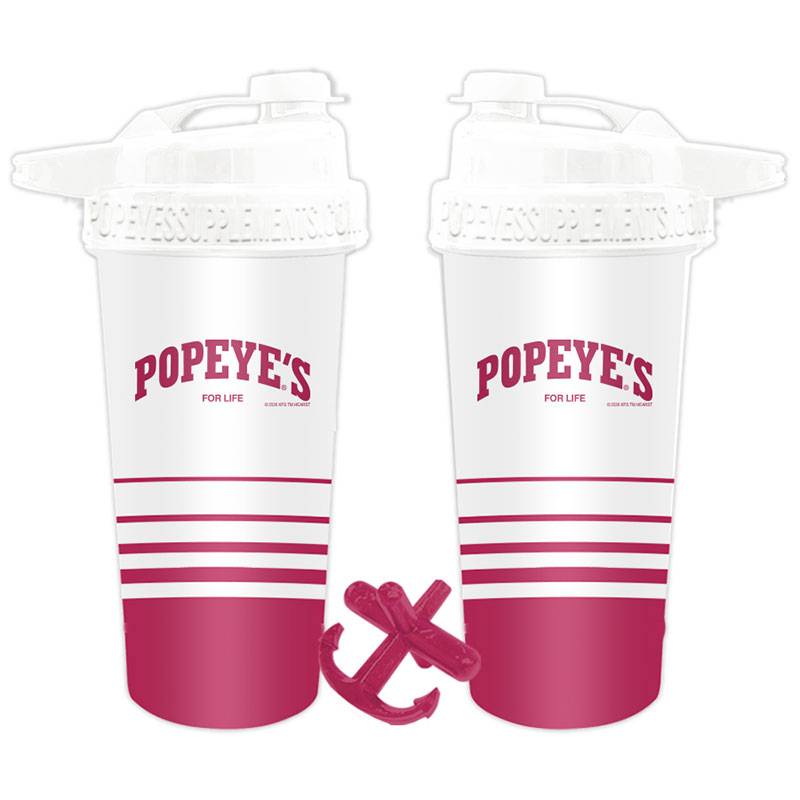 Popeye's 'P' Gradient Flip-N-Sip Shaker