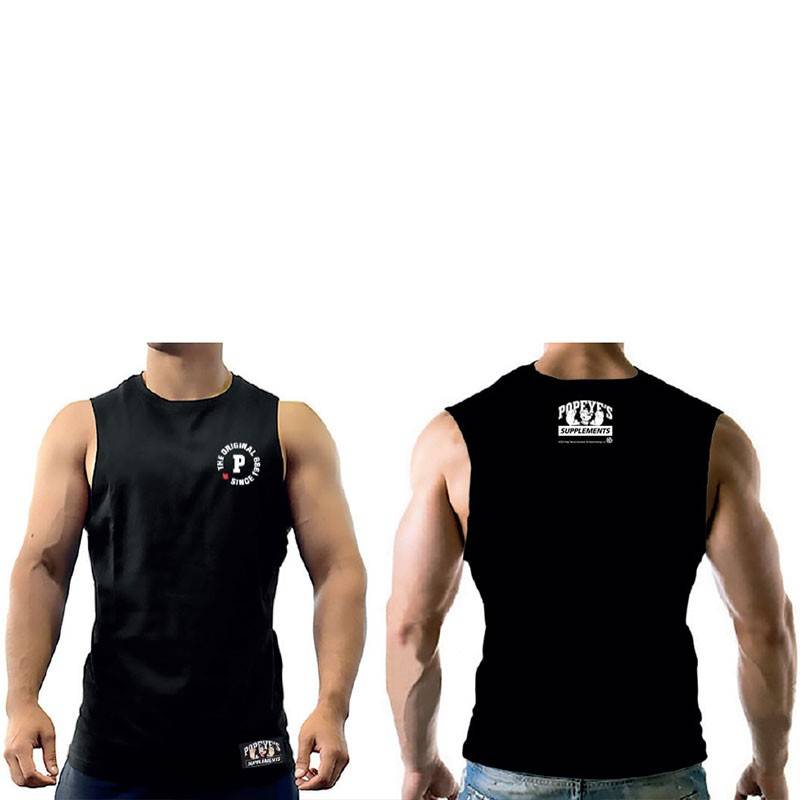 Popeye's Sleeveless Shirt "The Original" Black