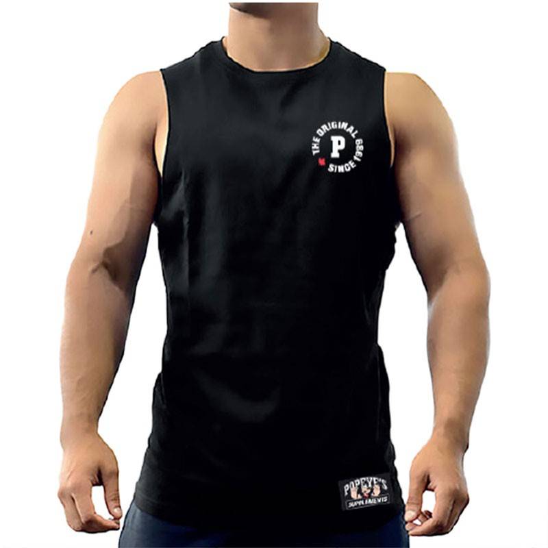 Popeye's Sleeveless Shirt "The Original" Black