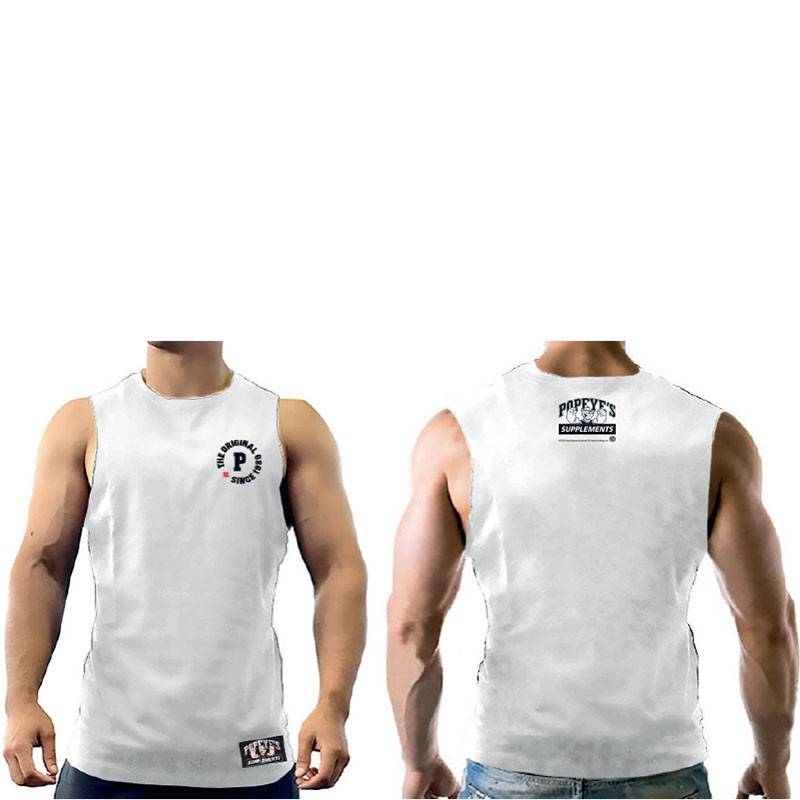 Popeye's Sleeveless Shirt "The Original" White