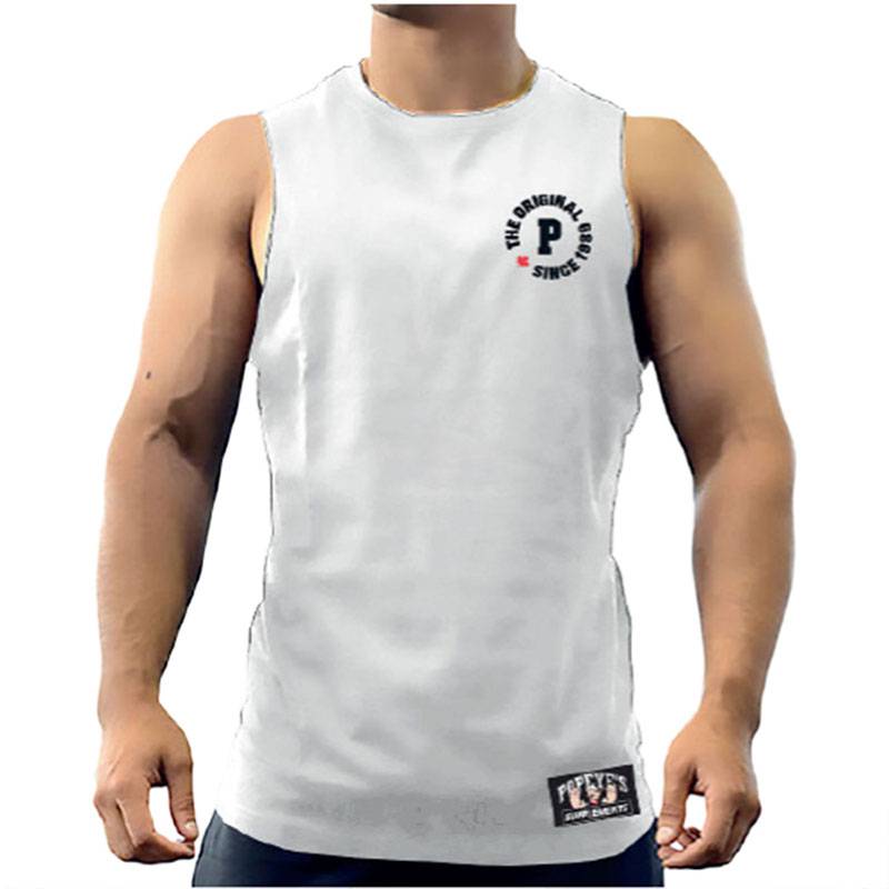 Popeye's Sleeveless Shirt "The Original" White
