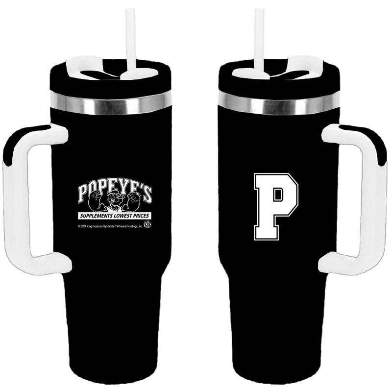Popeye's 'P' Gradient Flip-N-Sip Shaker