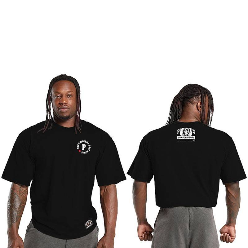 Popeye's Shirt Over-Sized "The Original" Black