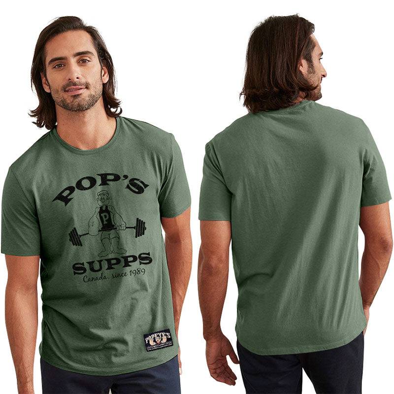 Popeye's Shirt Pop's Supps Green