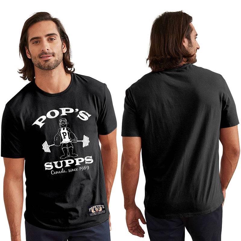 Popeye's Shirt Pop's Supps White/Black